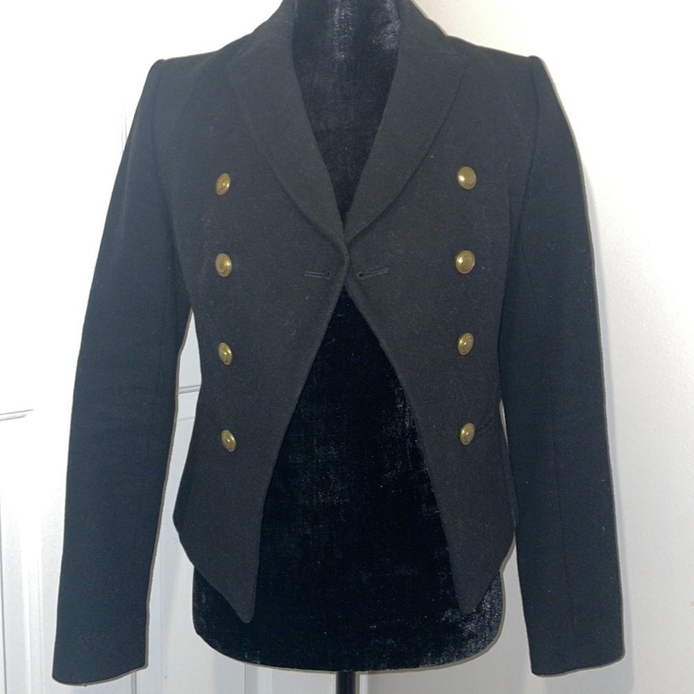 Black Banana Republic Military jacket. Sz 2